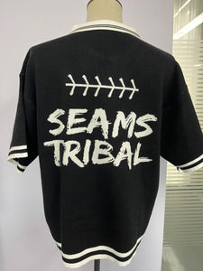 Black Stars Knitted Shirt