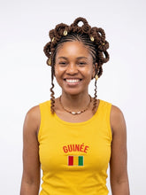Load image into Gallery viewer, Guinée Embroidered Ribbed Tank-Top