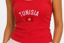 Load image into Gallery viewer, Tunisia Embroidered Ribbed Tank-Top