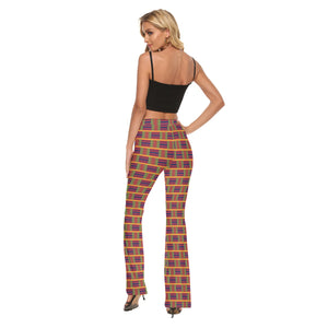 Kente Flare Leggings