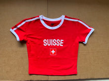 Load image into Gallery viewer, Swiss Crop Top