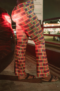 Kente Flare Leggings