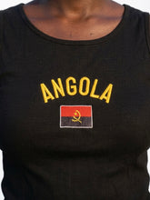 Load image into Gallery viewer, Angola Embroidered Ribbed Tank-Top