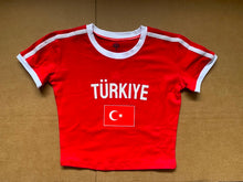 Load image into Gallery viewer, Türkiye Crop Top