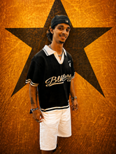 Load image into Gallery viewer, Black Stars Knitted Shirt