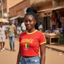 Load image into Gallery viewer, Guinea Crop Top