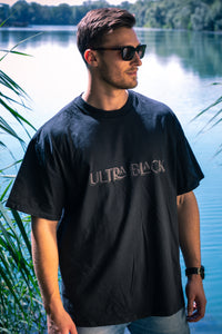 Ultra Black Oversized Faded T-Shirt