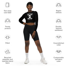 Load image into Gallery viewer, Cocoa Cartel Long-Sleeve Crop Top