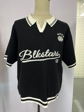 Load image into Gallery viewer, Black Stars Knitted Shirt