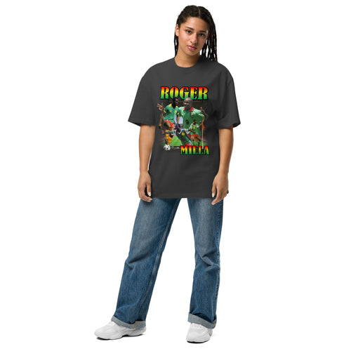 Roger Milla Oversized Faded T-Shirt