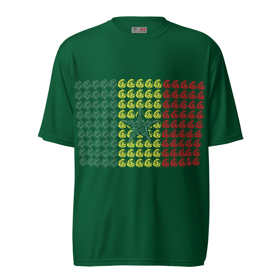 Senegal Tricolor Lions Performance T-Shirt