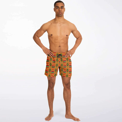 Kente Men's Swim Trunks