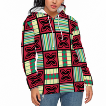 Load image into Gallery viewer, Kente Plush Hoodies with Pockets