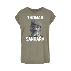 Thomas Sankara Extended Shoulder T-Shirt