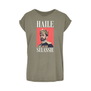 Haile Selassie Extended Shoulder T-Shirt