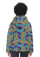 Load image into Gallery viewer, Fleurs de Mariage Women&#39;s Hooded Puffer Jacket