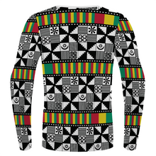 Load image into Gallery viewer, Adinkra Long Sleeve Workout Shirt