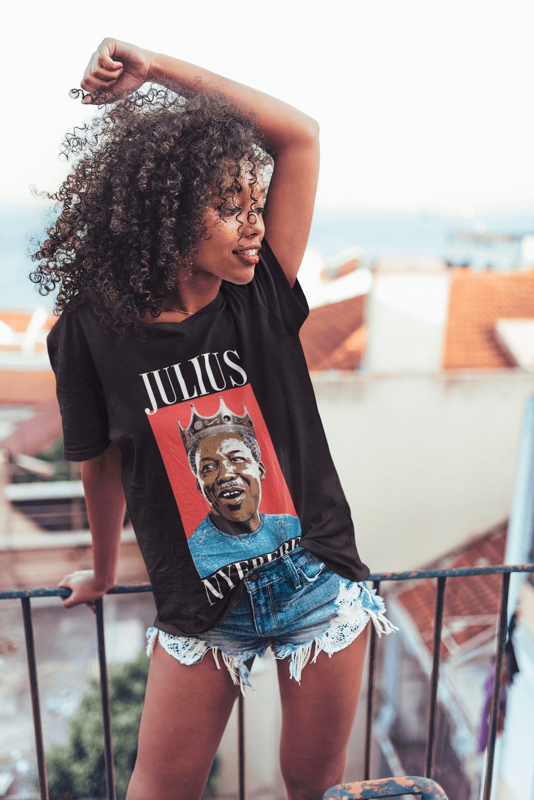 Julius Nyerere Women's V-Neck Shirt