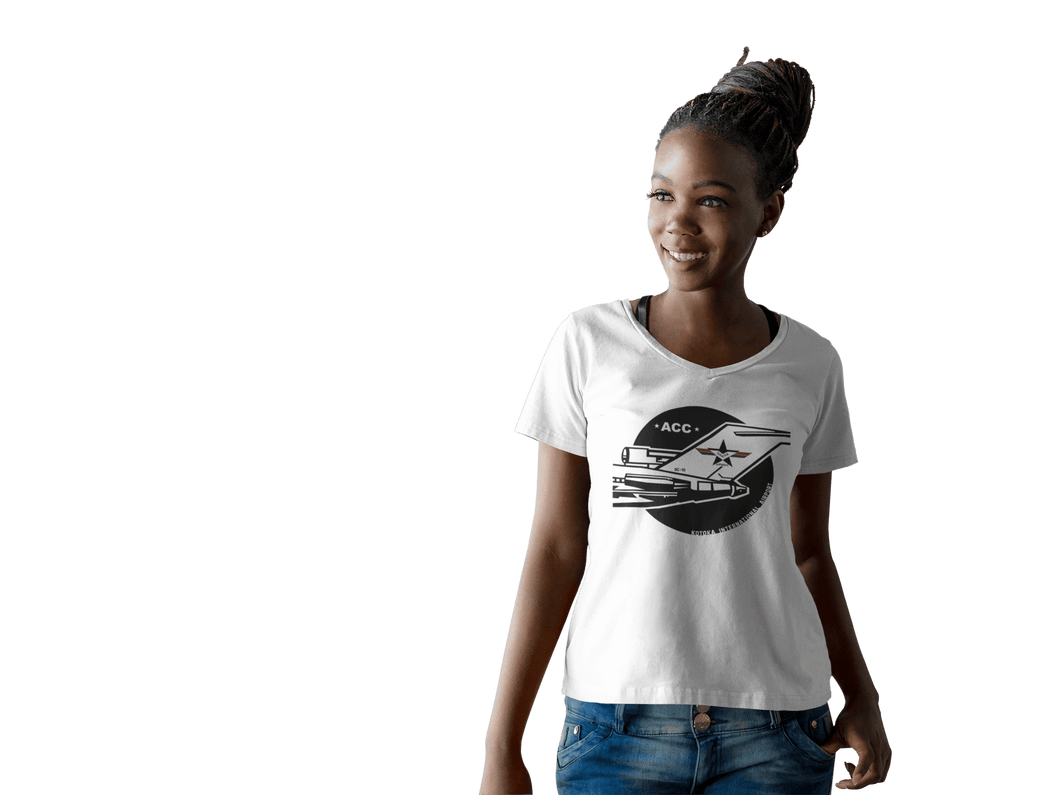 Ghana Airways Women’s Vintage V-Neck Shirt