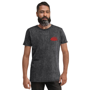 Asante National Emblem Denim Men's T-Shirt